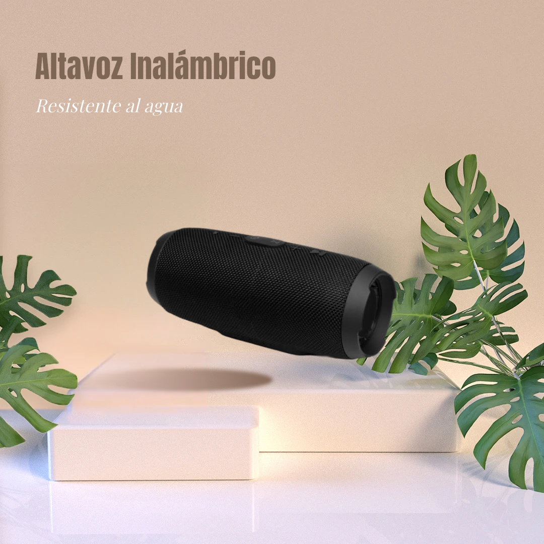 Altavoz inalámbrico resistente al agua